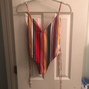 Zara Striped One Piece